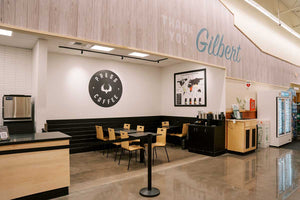 Press Coffee cafe in Sprouts Higley location