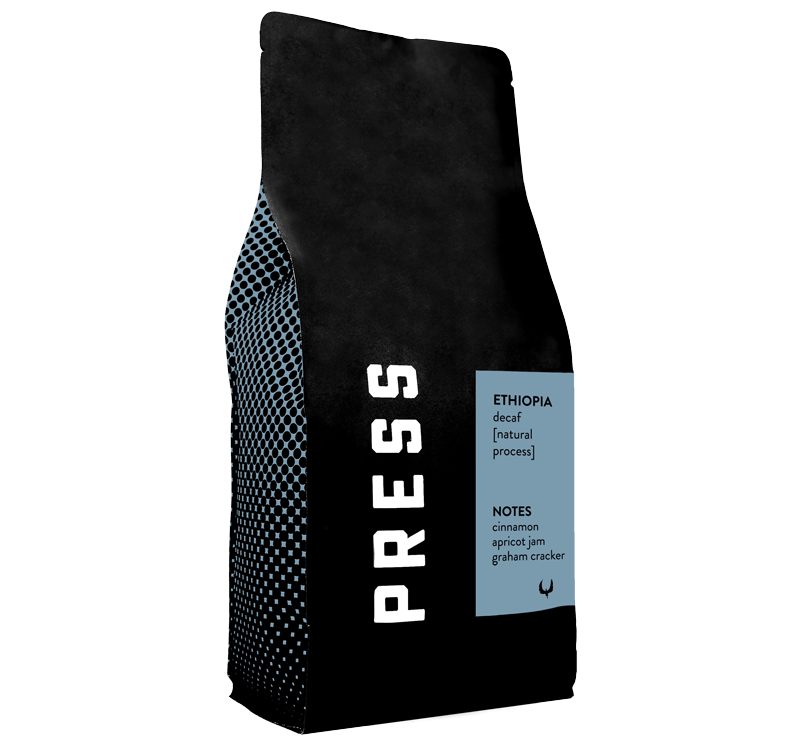 Ethiopia Decaf Single Origin Coffee by Press Coffee Roasters