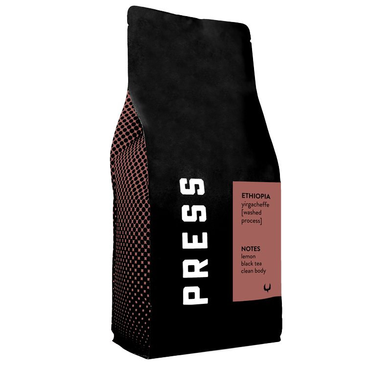 Ethiopia Yrigacheffe Single Origin Coffee by Press Coffee Roasters