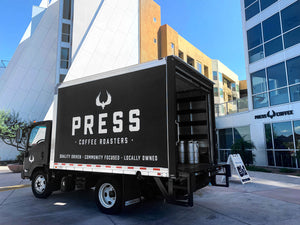 Valley-Wide Delivery and Equipment by Press Coffee Roasters