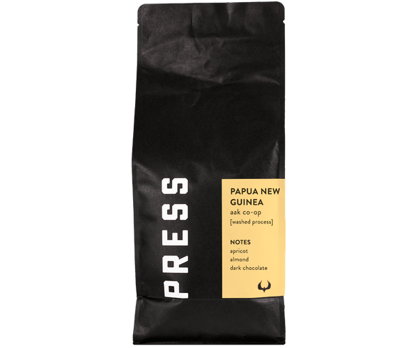 Papua New Guinea AAK Coop Coffee by Press Coffee Roasters