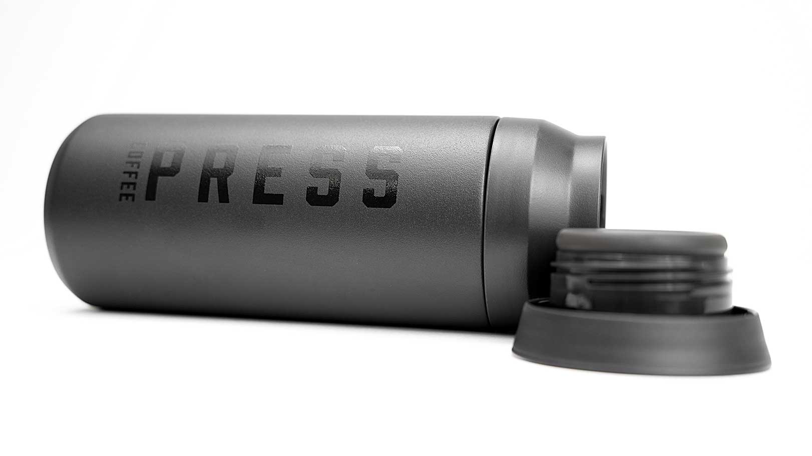 Black on Black Travel Tumbler