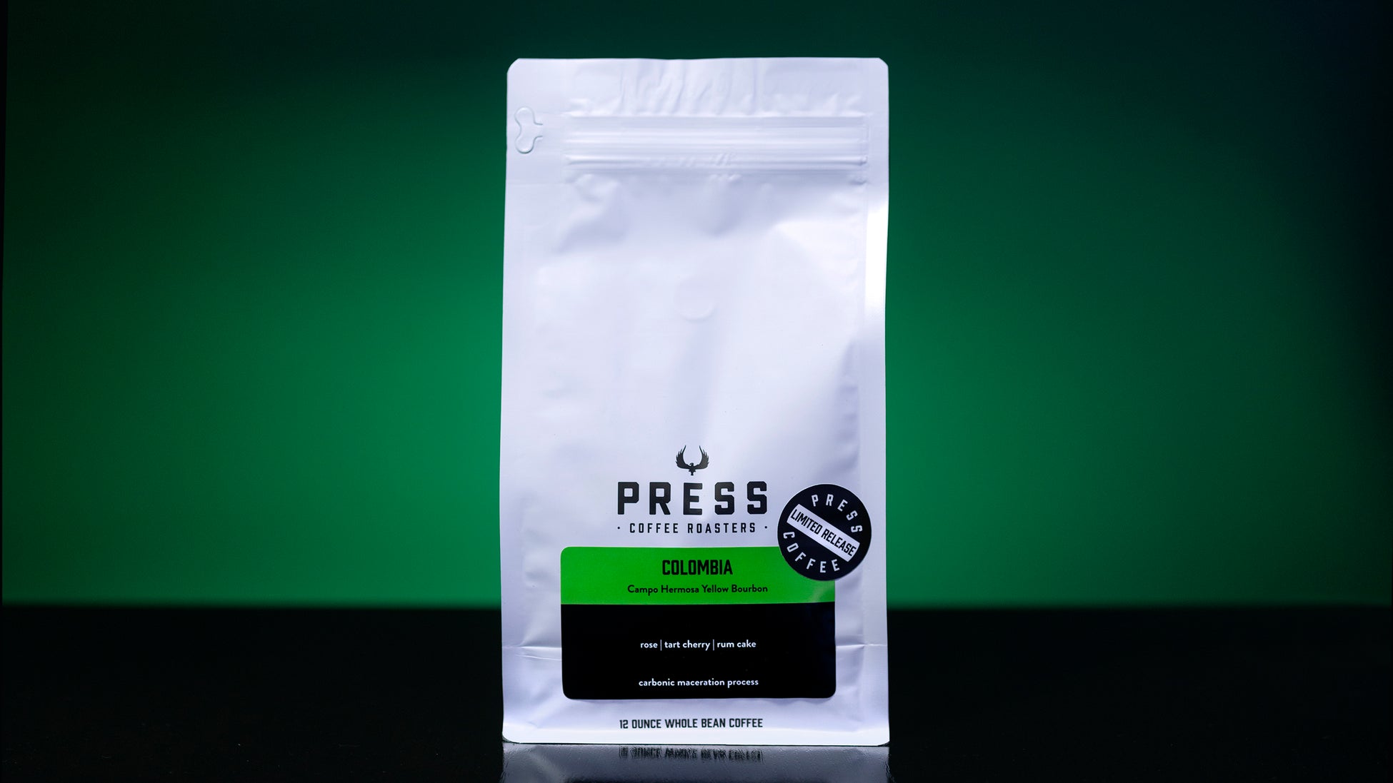 Colombia Campo Hermoso Yellow Bourbon Limited Release Press Coffee