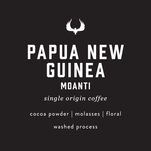 Papa New Guinea Moanti Single Origin Coffee Information