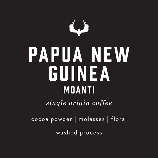 Papa New Guinea Moanti Single Origin Coffee Information