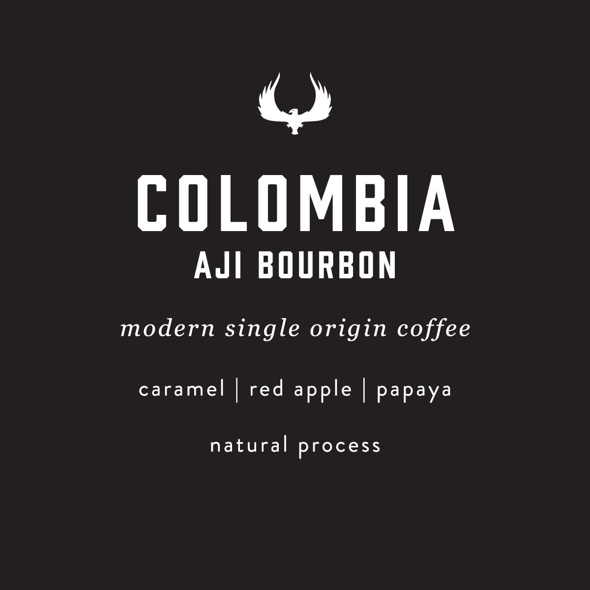 Colombia Aji Bourbon - Caramel, Red Apple, and Papaya