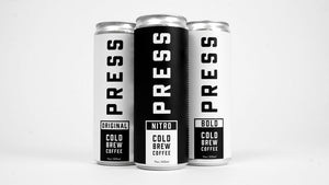 Cold Brew Cans by Press Coffee Roasters
