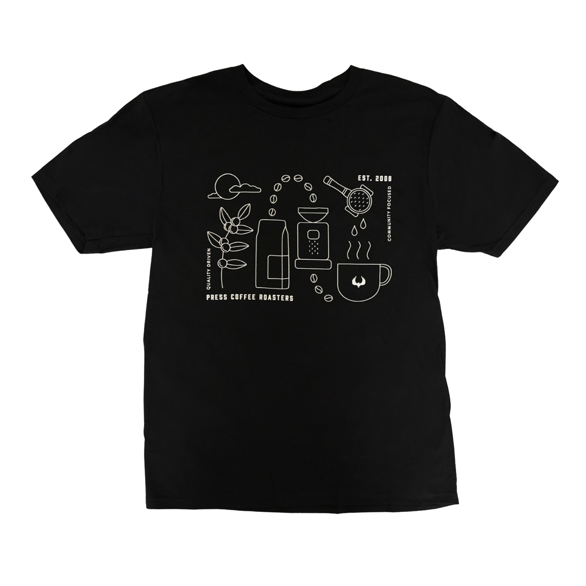 Coffee Process Short Sleeve T-Shirt – Press Coffee Roasters