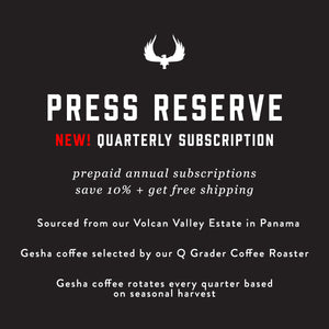 PRESS RESERVE - Quarterly Subscription Now Available!