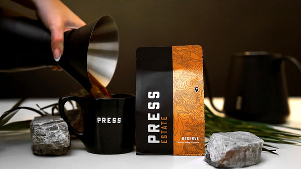 PRESS Reserve coffee now served as a pour over at all PRESS locations