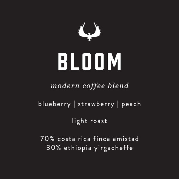 bloom coffee blend by press coffee roasters