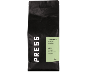 Colombia El Vergel Pacamara Coffee by Press Coffee Roasters