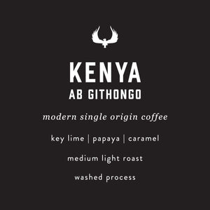Kenya AB Githongo Coffee by Press Coffee Roasters Information